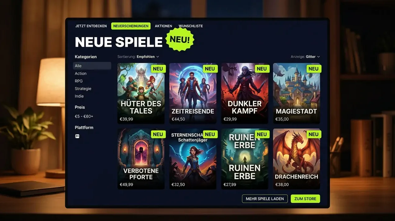Neuheiten & Instant Games bei Immerion
